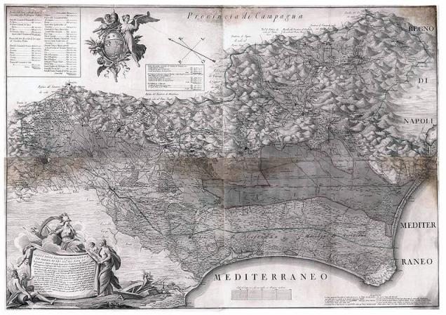 Wikipedia - Pianta della Marittima e delle Paludi Pontine - Formata per ordine di Pio VI (XVIII secolo)